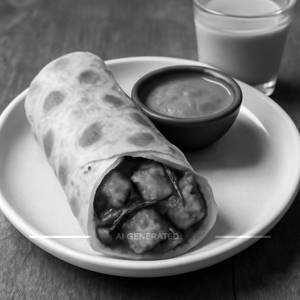 Paneer 65 roll