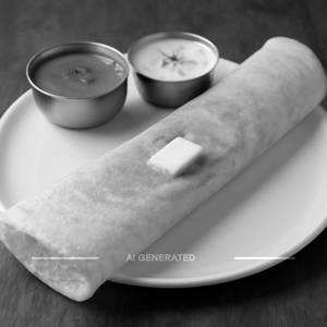 Paper Butter Plain Dosa