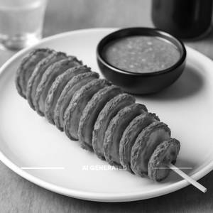 Achari potato spiral