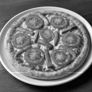 Tomato Capsicum Pizza [8 inches]