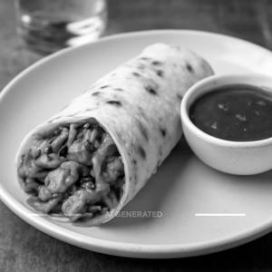 Chicken Schezwan Shawarma