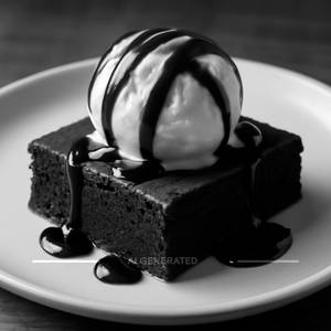 Brownie With Ice Cream: