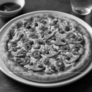 Chilli Mushroom Pizza