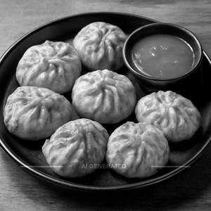 Paneer Peri Peri Steamed Momos