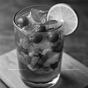 Cranberry mojito