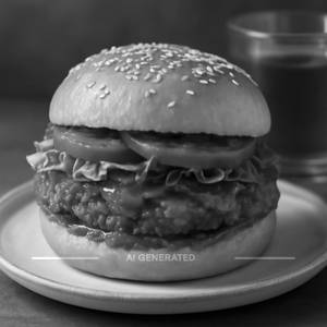 Schezwan Chicken Burger
