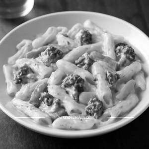 White Sauce  Pasta Veg