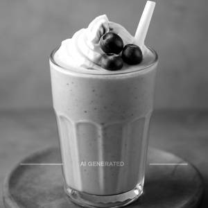 Blueberry thickshake