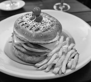 Cheese veg burger