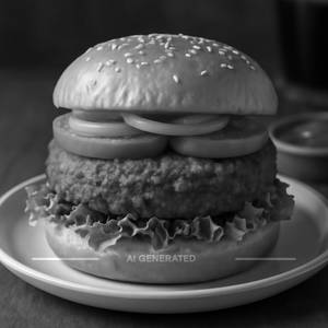 Veg crispy burger