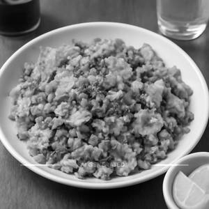 Papad Bhurji (Butter)