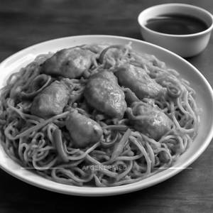 Chicken triple noodles