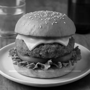 Crispy Veg Cheese Burger