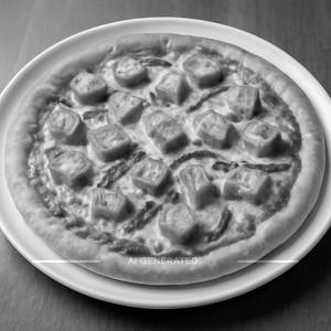Paneer cheese pizza