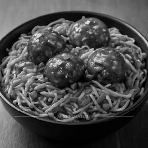 Veg Manchurian Noodles