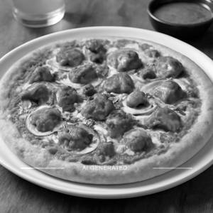 Tandoori chicken pizza