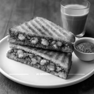 Paneer grilled sandwich