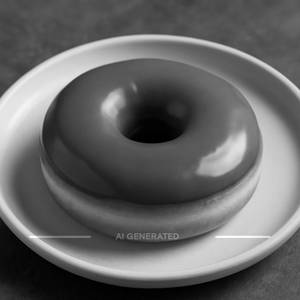 Milk chocolate donut