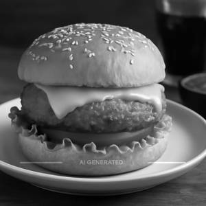 Cheese Aloo Tikki Burger
