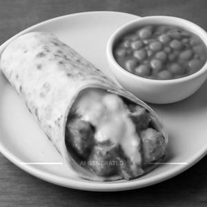 Paneer shawarma