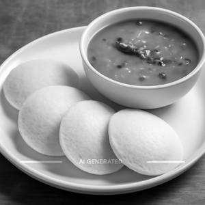 Idli with sambhar