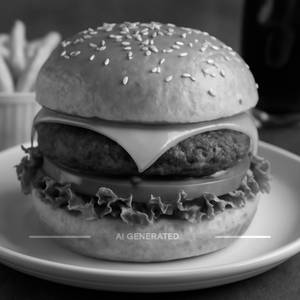 Veg cheese burger