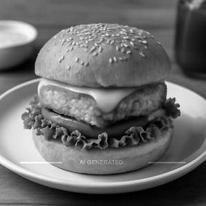 Paneer cheese burger