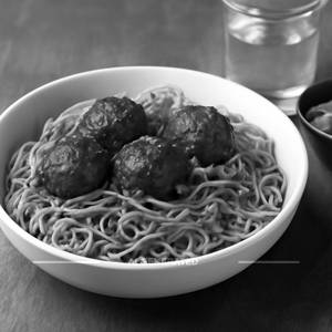 Veg manchurian noodles
