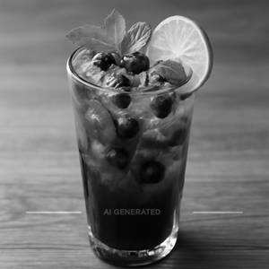Blueberry mojito