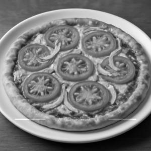Onion Tomato Pizza