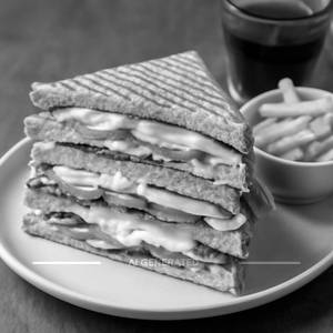 Veg Club Cheese Sandwich