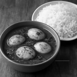 Egg Curry + Rice