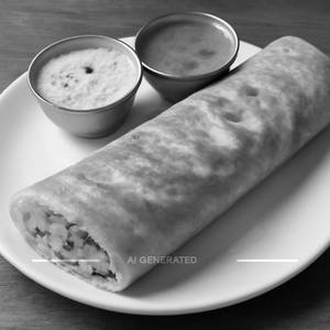 Butter masala dosa