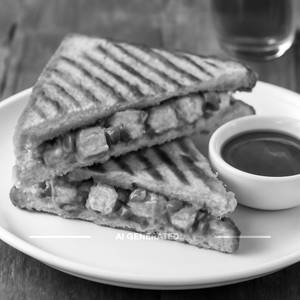 Paneer grilled sandwich