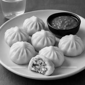 Paneer steamed momos
