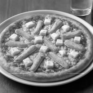Baby Corn Cheese Pizza