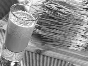 Wheat grass juice
