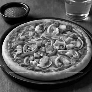 Schezwan pizza