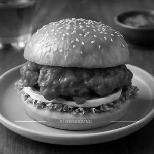 Chicken Schezwan Burger
