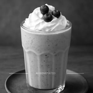 Blueberry milk shake