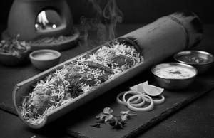 Bamboo Mutton Biryani