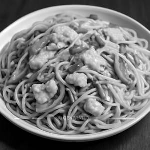 Egg Hakka Noodles