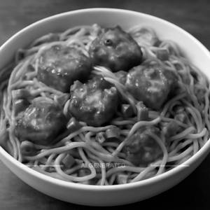 Paneer Manchurian Noodles