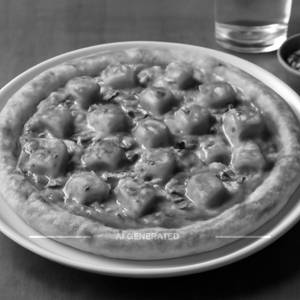 Paneer makhani pizza
