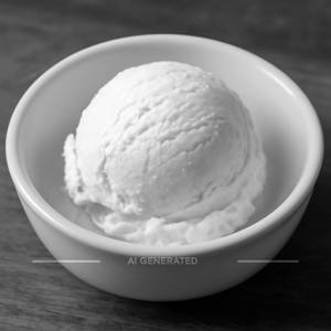 Vanilla ice cream 