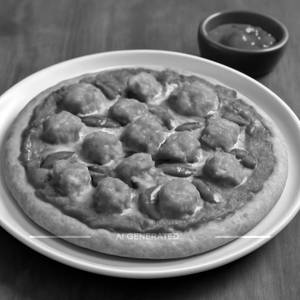 Paneer tikka pizza