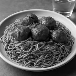 Veg Manchurian Noodles