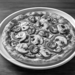 Veggie loaded pizza