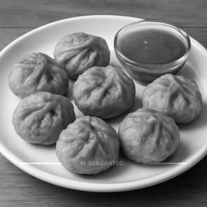 Veg fried momos