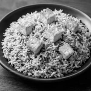 Paneer garlic rice